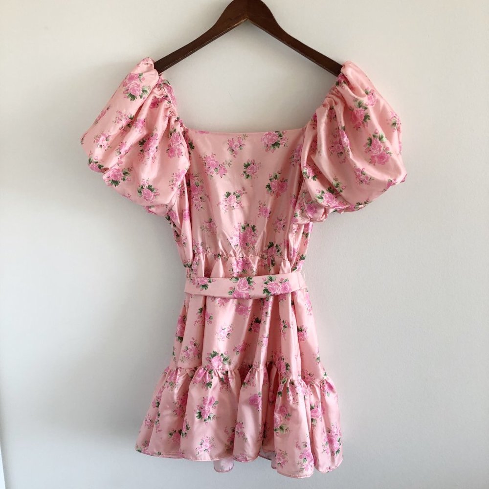 Nwt Loveshackfancy Target Cecile Puff Sleeve Mini… - image 4